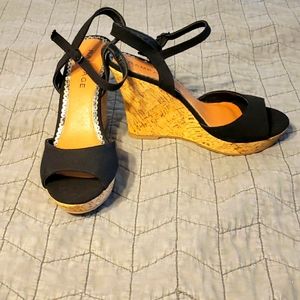 Wedge sandals size 8.5 never worn